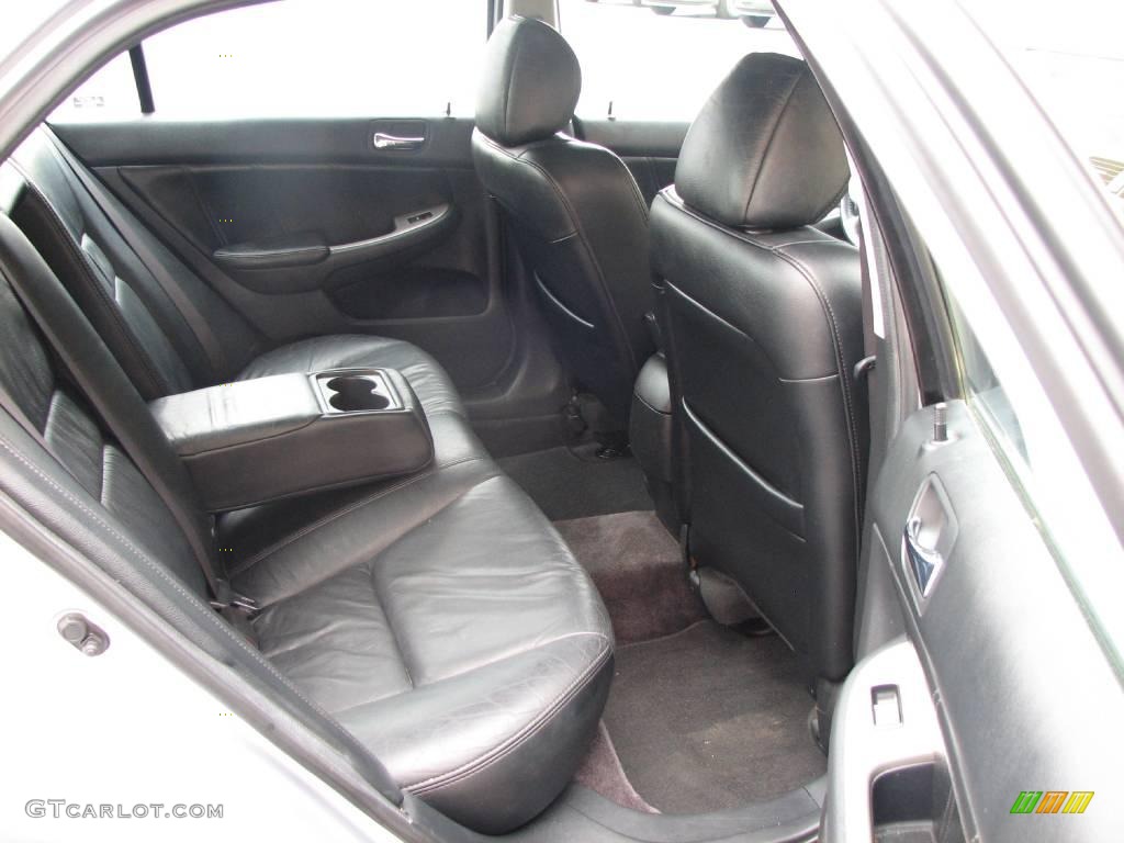 2003 Accord EX V6 Sedan - Satin Silver Metallic / Black photo #9