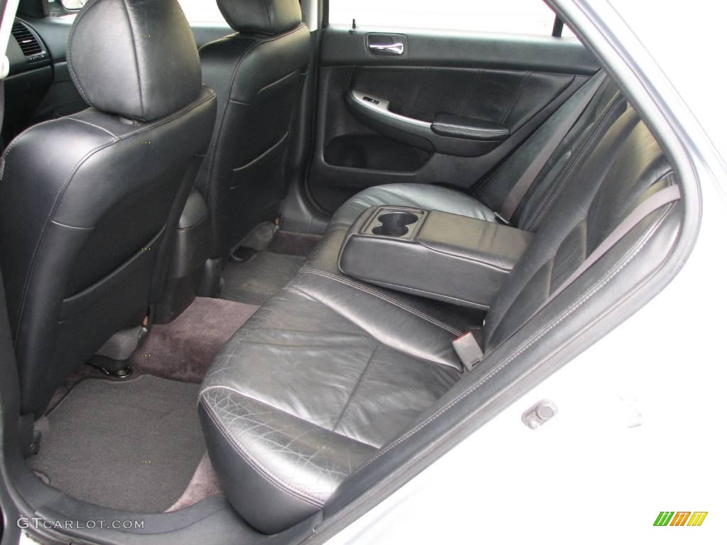 2003 Accord EX V6 Sedan - Satin Silver Metallic / Black photo #10