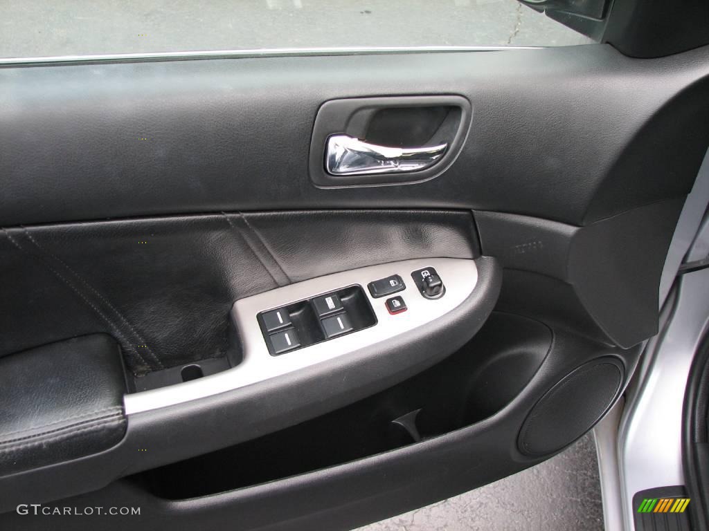 2003 Accord EX V6 Sedan - Satin Silver Metallic / Black photo #12
