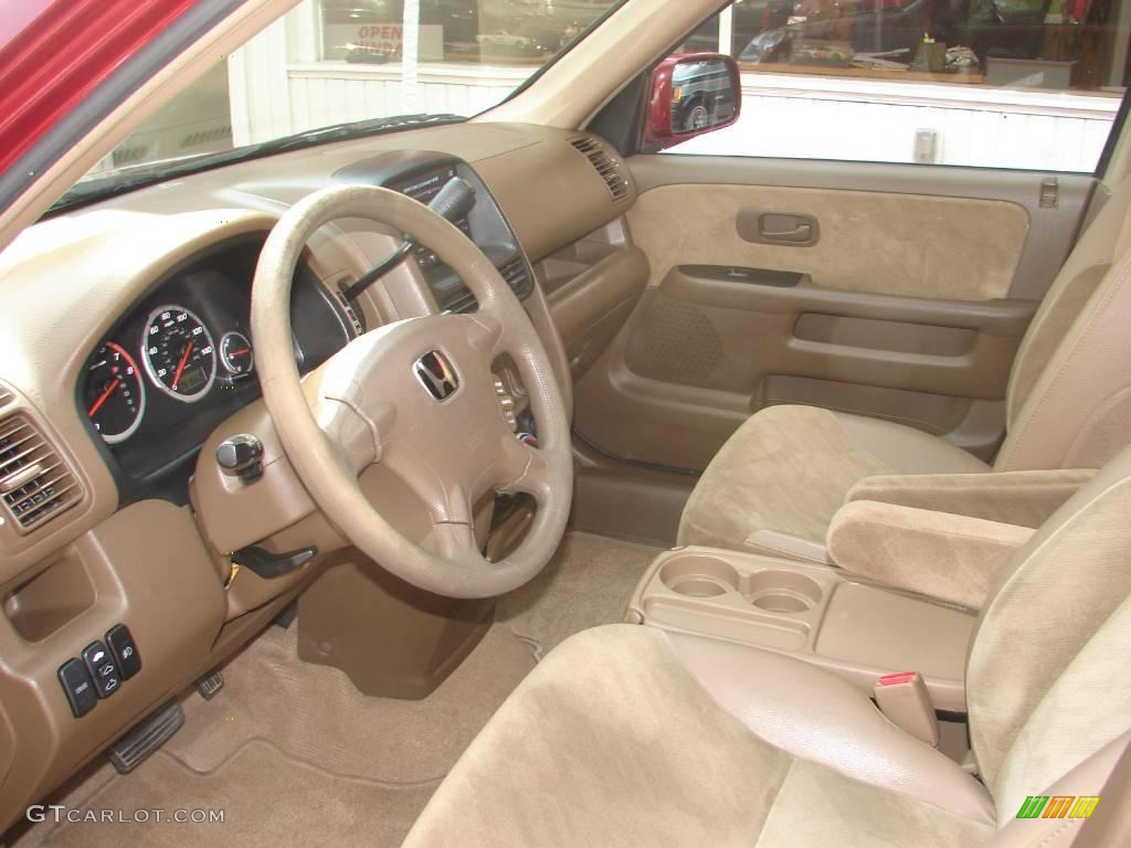 2003 CR-V EX 4WD - Chianti Red Pearl / Saddle photo #5
