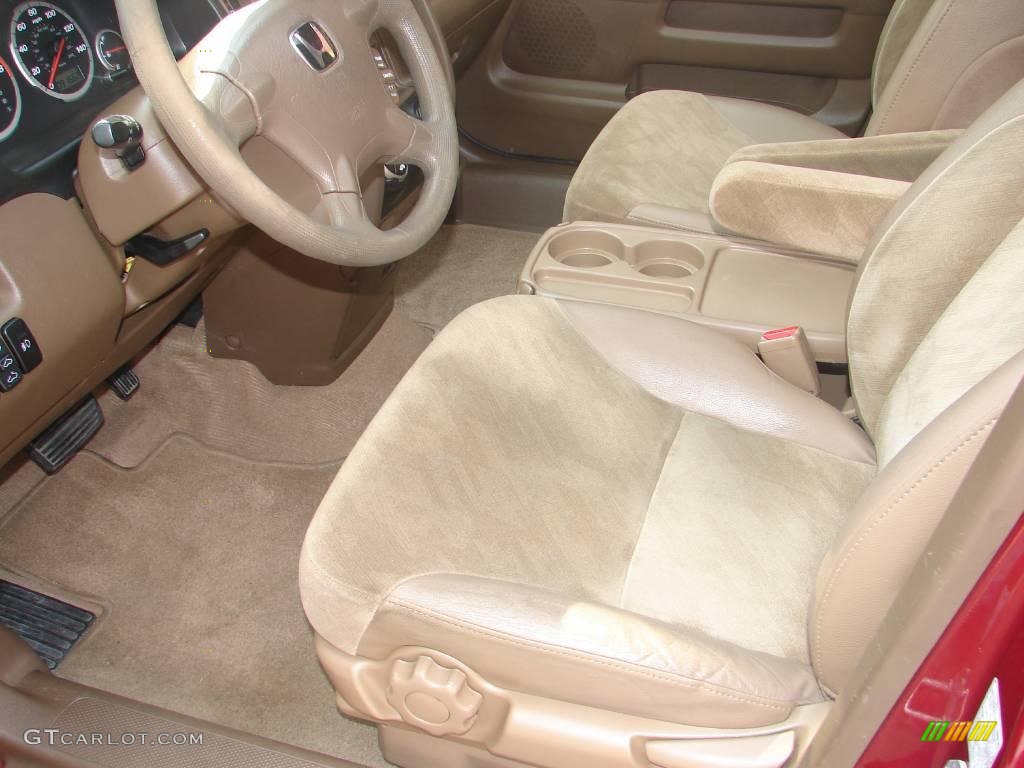 2003 CR-V EX 4WD - Chianti Red Pearl / Saddle photo #9