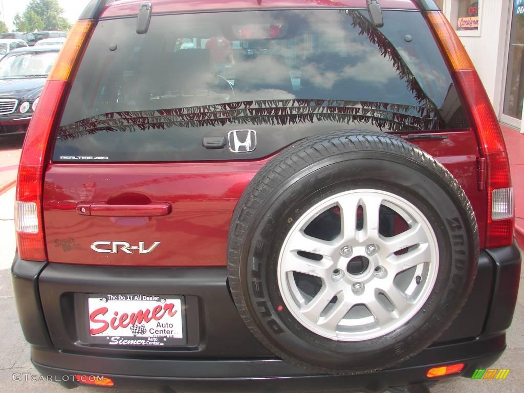 2003 CR-V EX 4WD - Chianti Red Pearl / Saddle photo #30