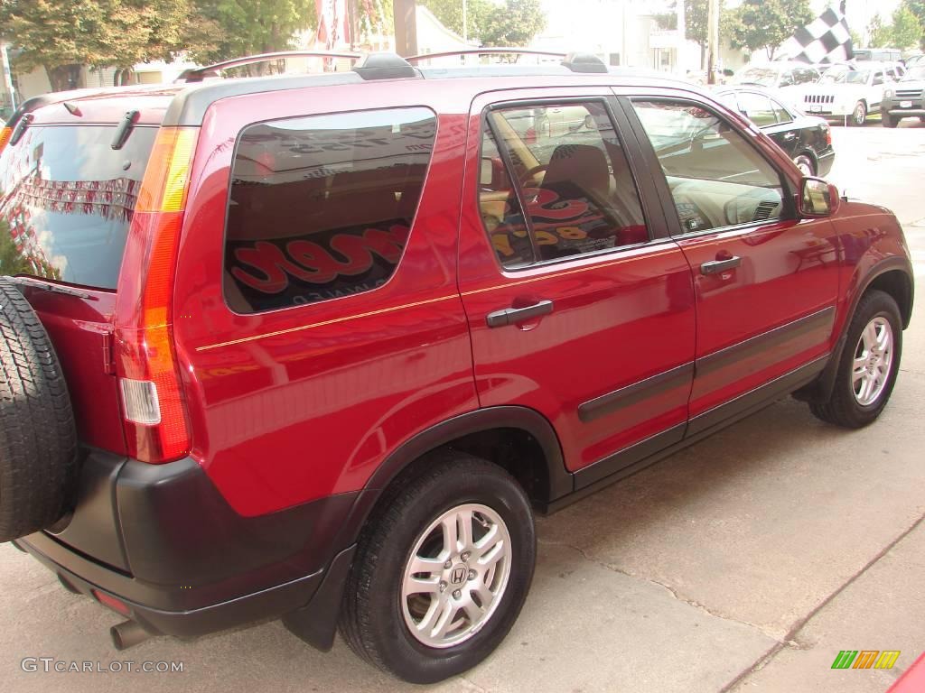 2003 CR-V EX 4WD - Chianti Red Pearl / Saddle photo #32