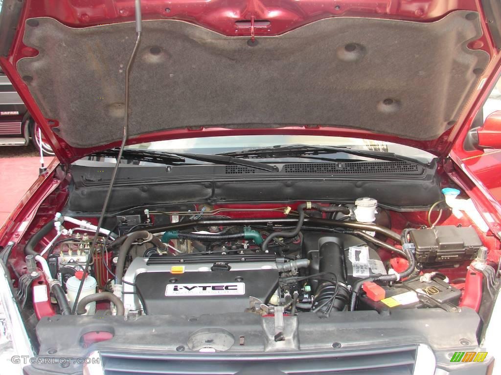 2003 CR-V EX 4WD - Chianti Red Pearl / Saddle photo #33