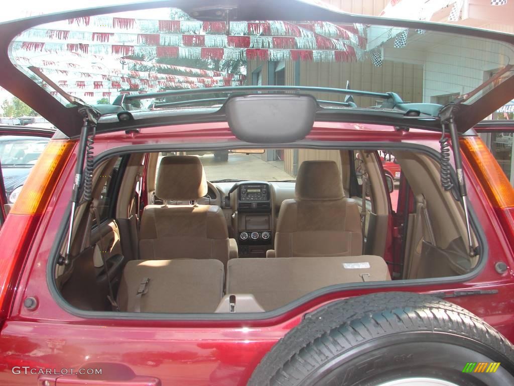 2003 CR-V EX 4WD - Chianti Red Pearl / Saddle photo #37