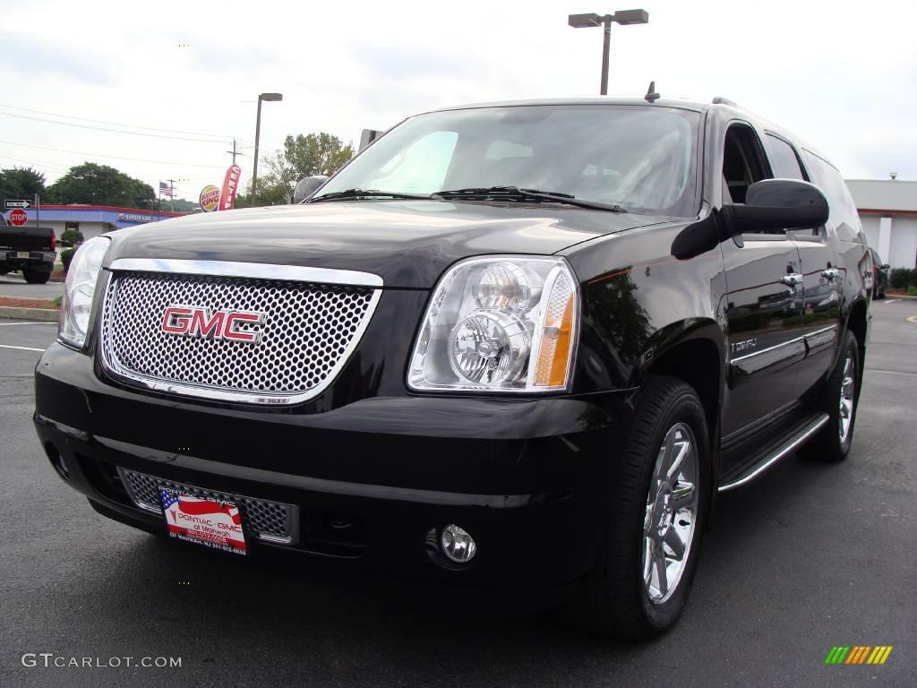 2008 Yukon XL Denali AWD - Onyx Black / Ebony photo #1