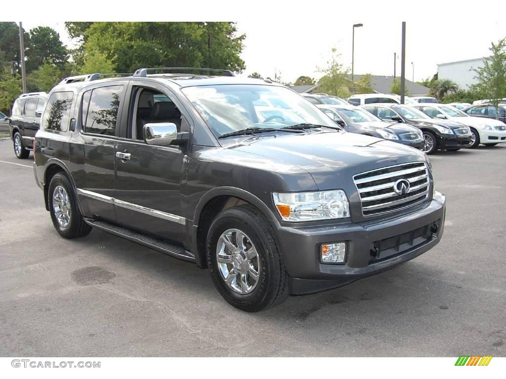 2007 QX 56 - Silver Graphite / Graphite Black photo #1