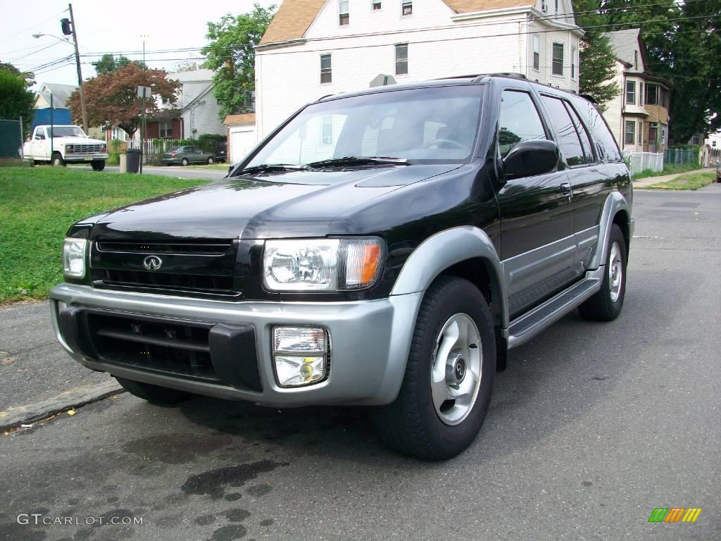 1999 QX4 4x4 - Black Obsidian / Grey photo #1