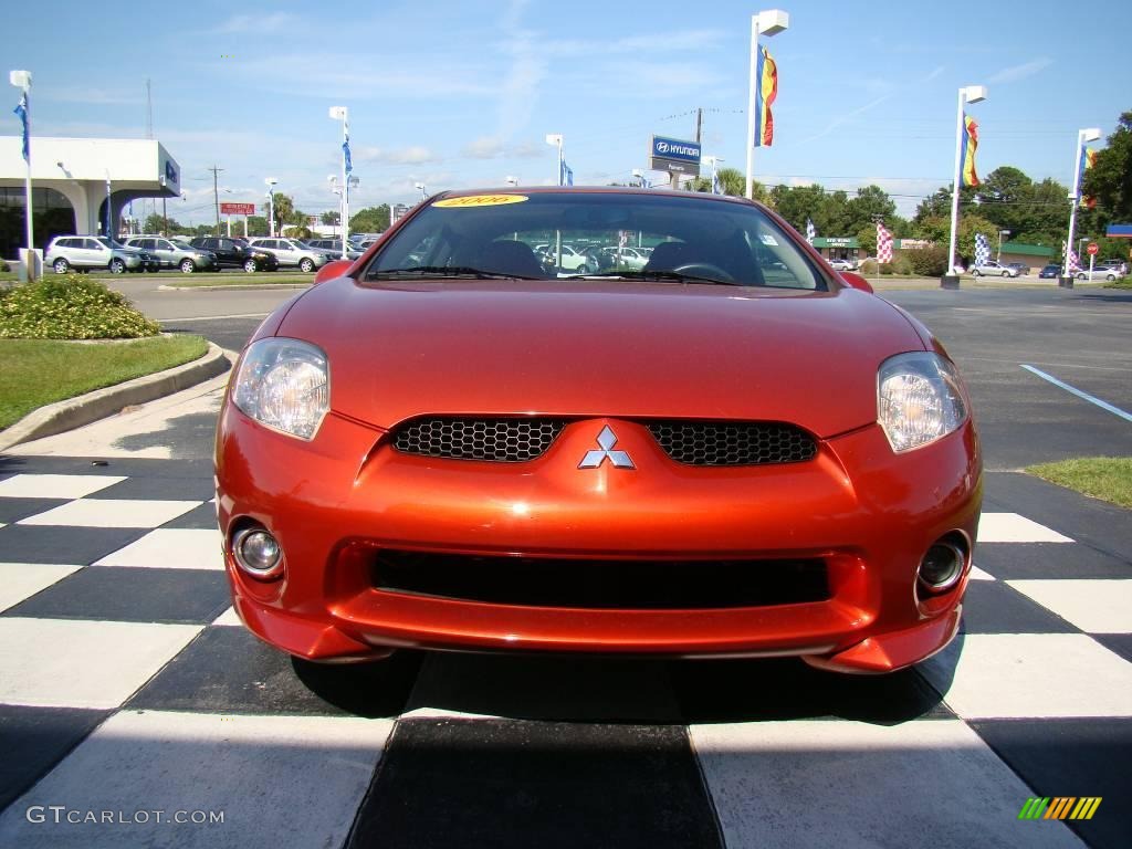 2006 Eclipse GT Coupe - Sunset Orange Pearlescent / Terra Cotta photo #3