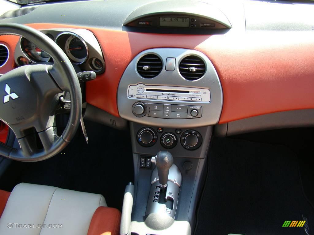 2006 Eclipse GT Coupe - Sunset Orange Pearlescent / Terra Cotta photo #11