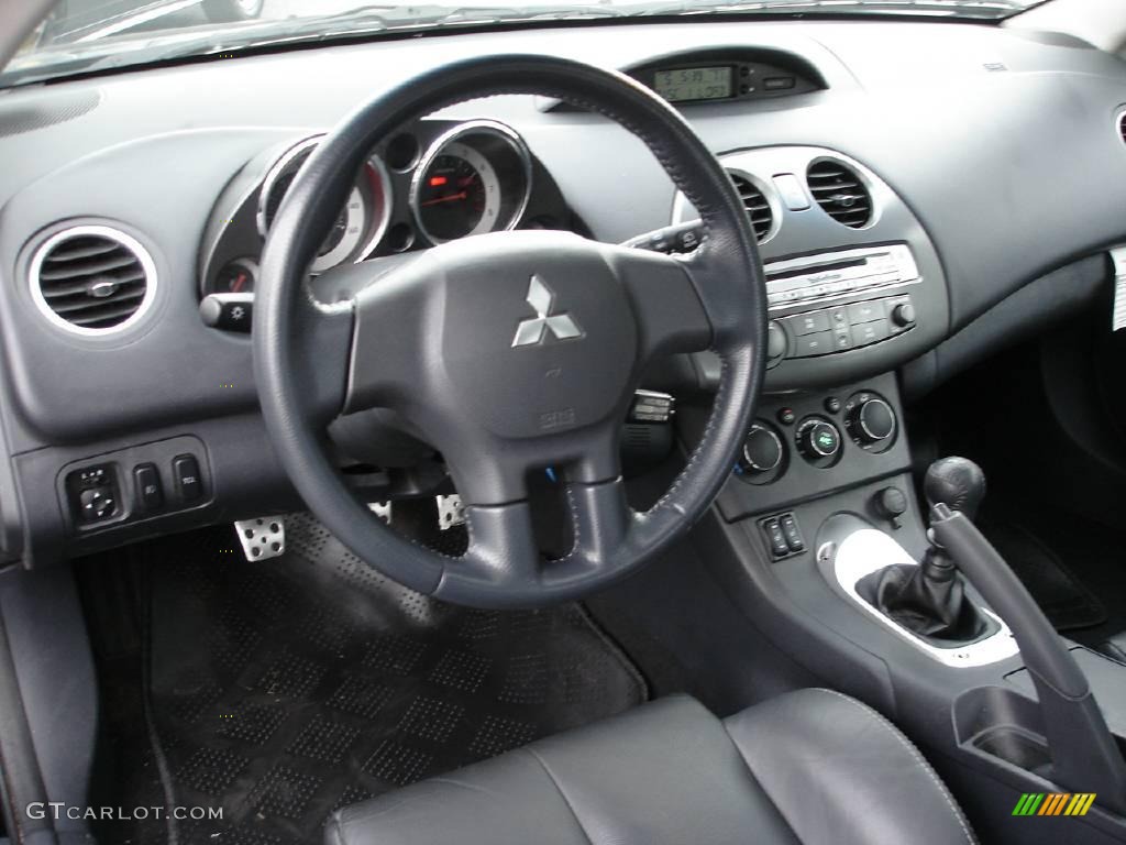 2006 Eclipse GT Coupe - Kalapana Black / Dark Charcoal photo #10