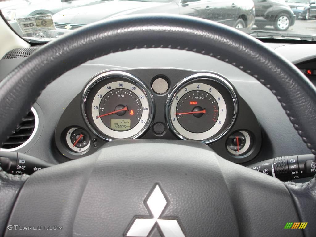2006 Eclipse GT Coupe - Kalapana Black / Dark Charcoal photo #14