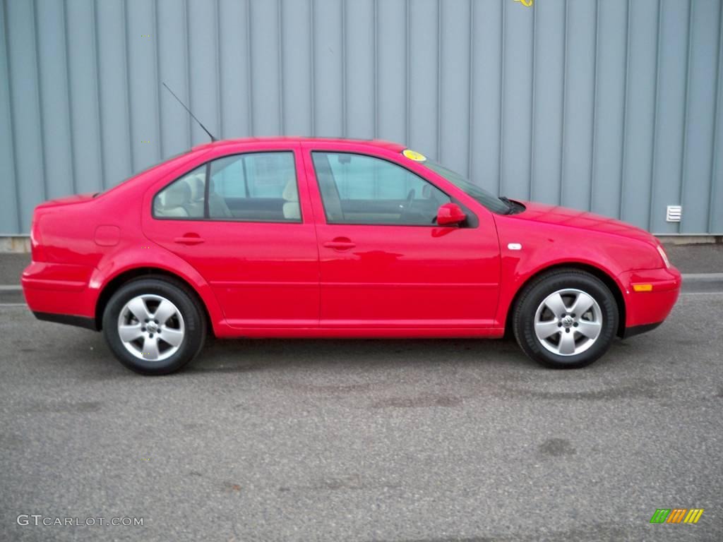 2003 Jetta GLS Sedan - Tornado Red / Beige photo #2