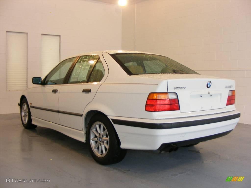 1998 3 Series 328i Sedan - Alpine White III / Tan photo #7