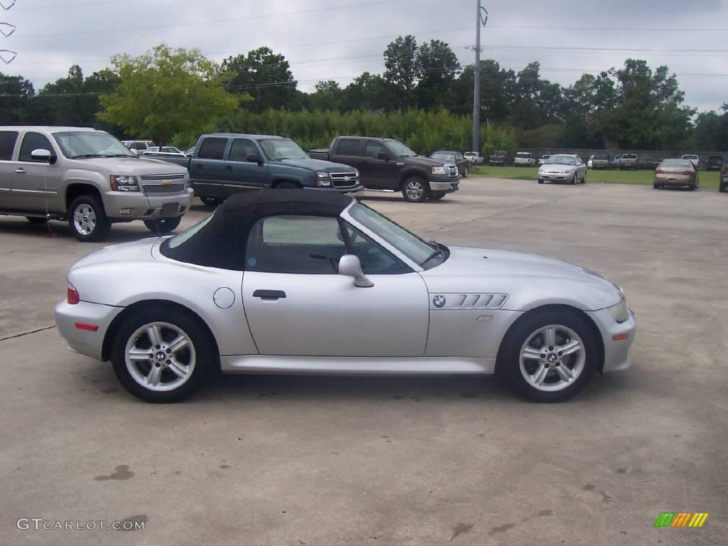 2002 Z3 2.5i Roadster - Titanium Silver Metallic / Black photo #5