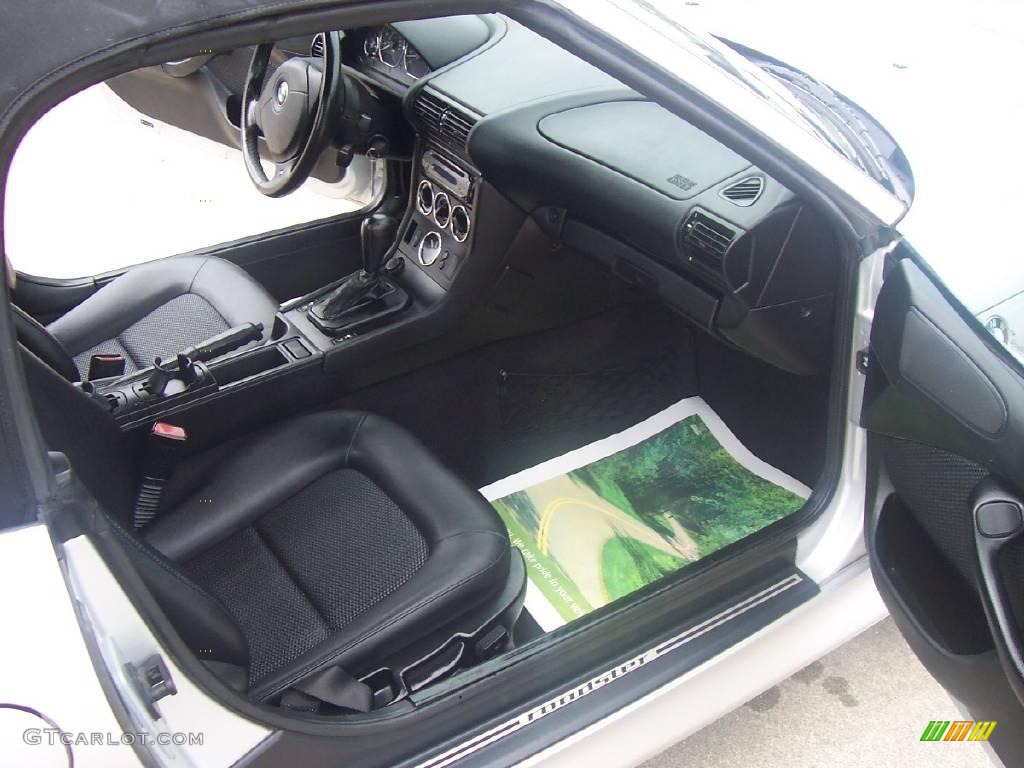 2002 Z3 2.5i Roadster - Titanium Silver Metallic / Black photo #8