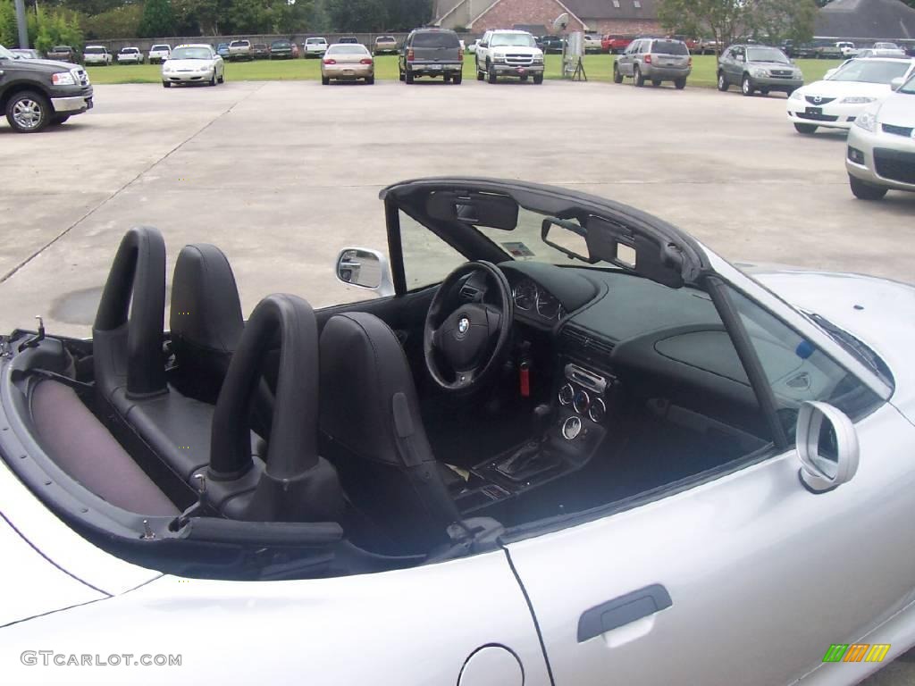 2002 Z3 2.5i Roadster - Titanium Silver Metallic / Black photo #15