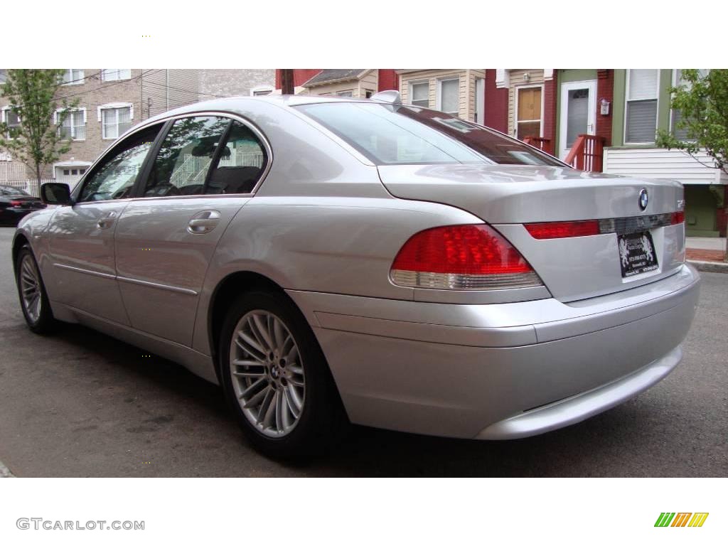 2003 7 Series 745i Sedan - Titanium Silver Metallic / Basalt Grey/Flannel Grey photo #3