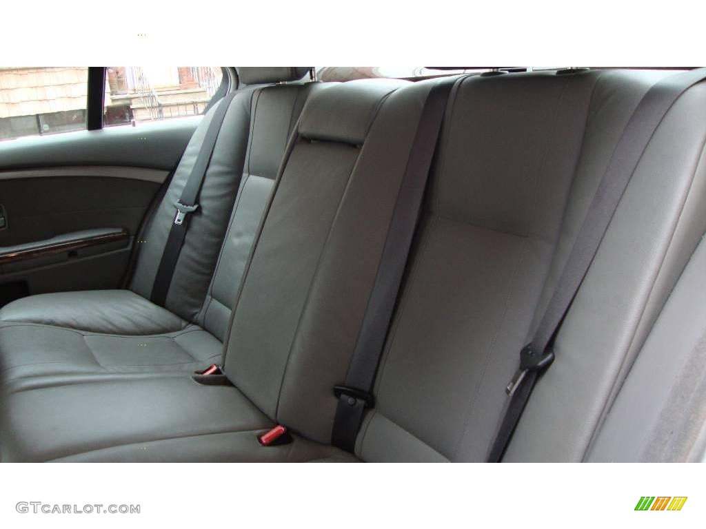 2003 7 Series 745i Sedan - Titanium Silver Metallic / Basalt Grey/Flannel Grey photo #11