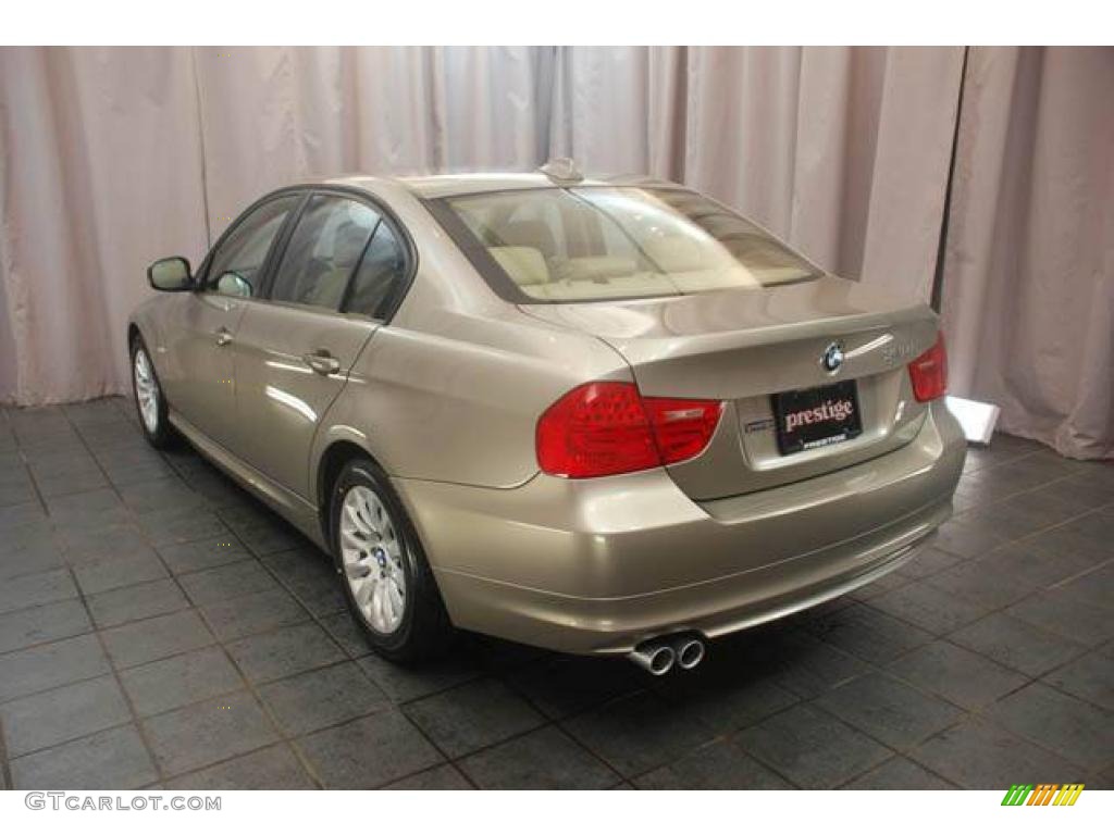 2009 3 Series 328i Sedan - Platinum Bronze Metallic / Beige photo #3