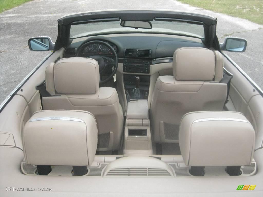 2002 3 Series 330i Convertible - Alpine White / Sand photo #33