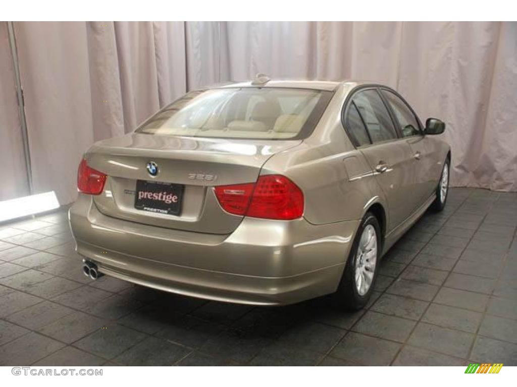 2009 3 Series 328i Sedan - Platinum Bronze Metallic / Beige photo #5