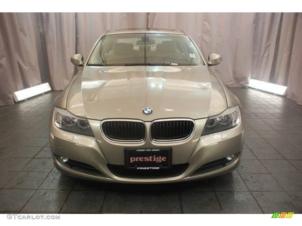 2009 3 Series 328i Sedan - Platinum Bronze Metallic / Beige photo #6