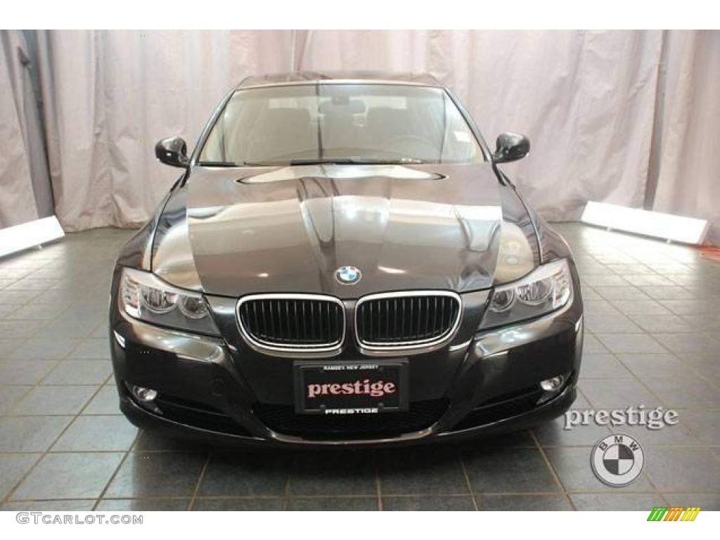 2009 3 Series 328i Sedan - Black Sapphire Metallic / Black photo #6