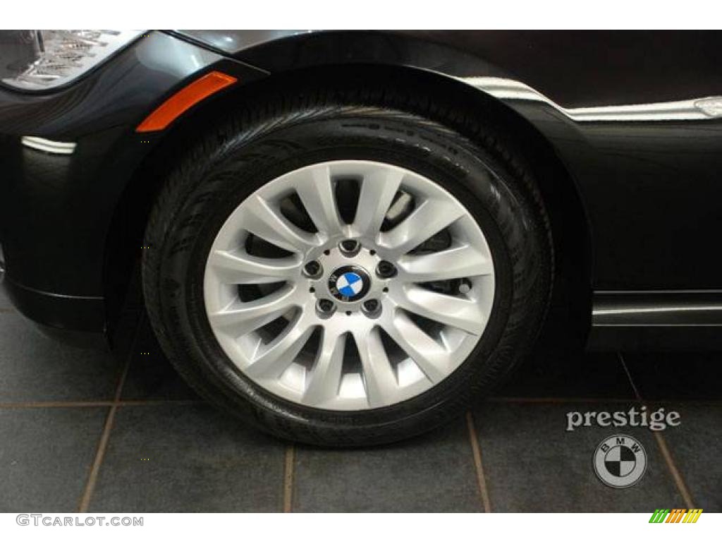 2009 3 Series 328i Sedan - Black Sapphire Metallic / Black photo #8