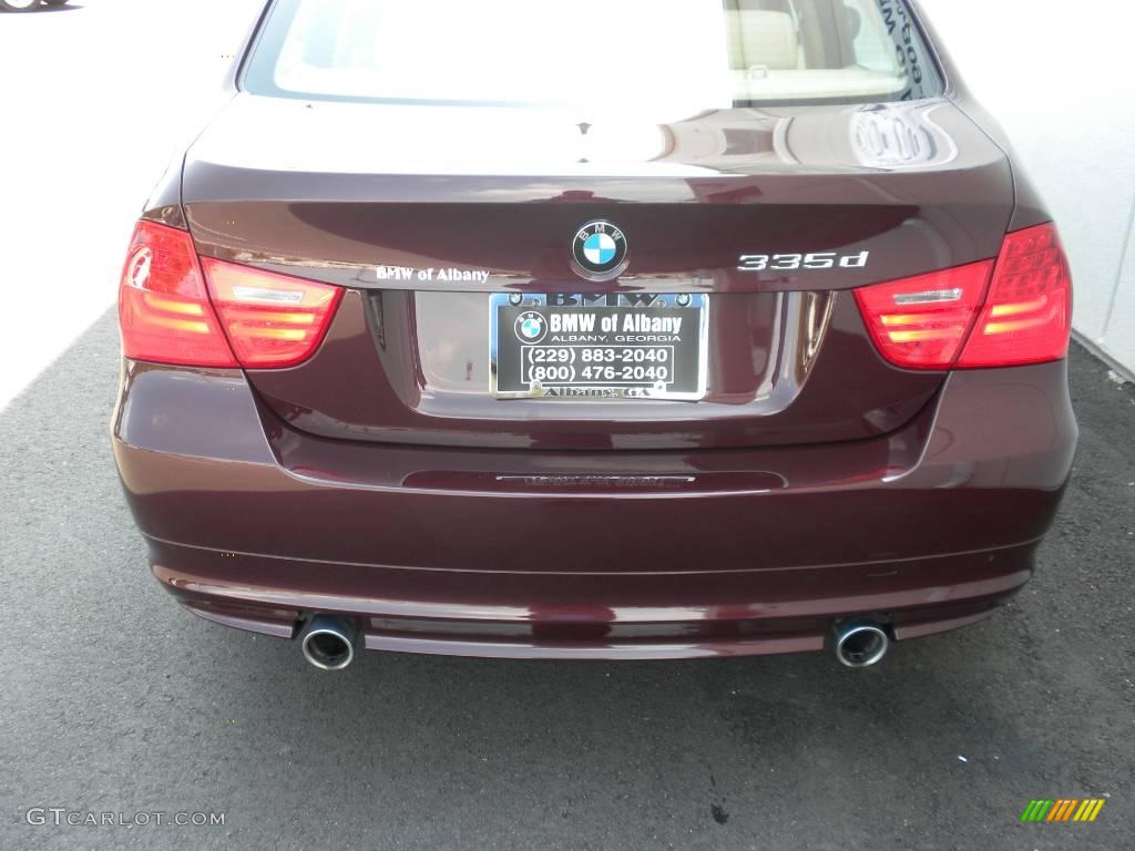 2009 3 Series 335d Sedan - Barbara Red Metallic / Beige photo #4