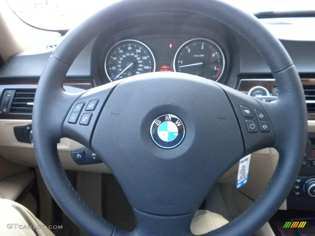 2009 3 Series 335d Sedan - Barbara Red Metallic / Beige photo #13