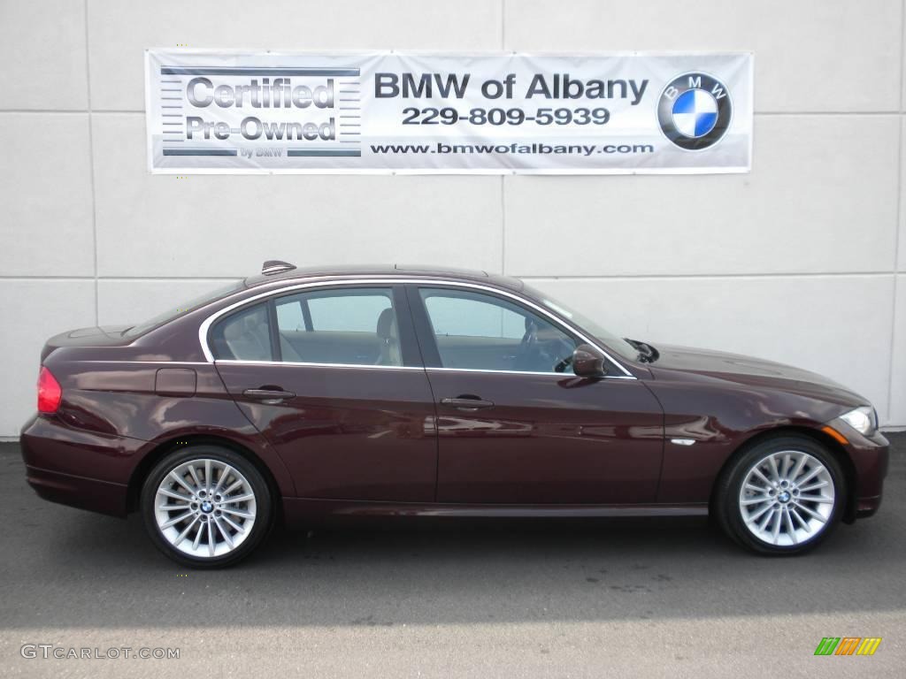 2009 3 Series 335d Sedan - Barbara Red Metallic / Beige photo #21