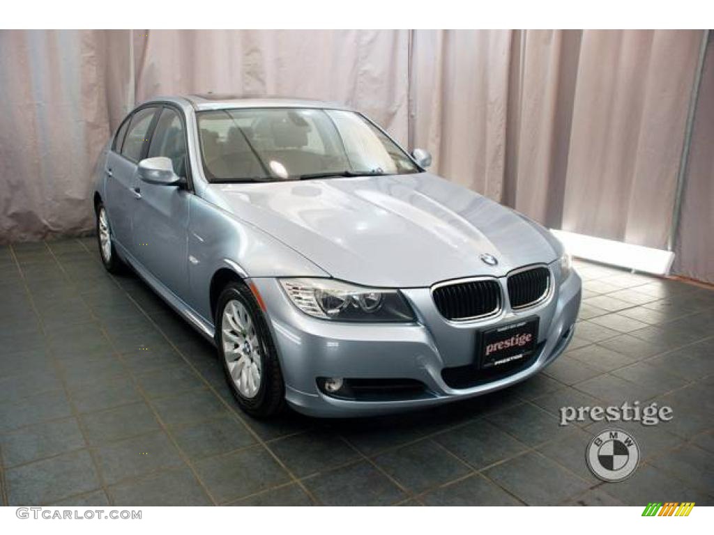 2009 3 Series 328i Sedan - Blue Water Metallic / Grey photo #7