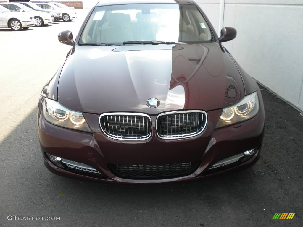 2009 3 Series 335d Sedan - Barbara Red Metallic / Beige photo #23