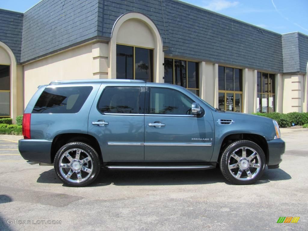 2008 Escalade  - Stealth Gray / Ebony photo #7