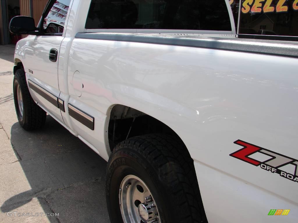 2002 Silverado 1500 LS Regular Cab 4x4 - Summit White / Graphite Gray photo #16