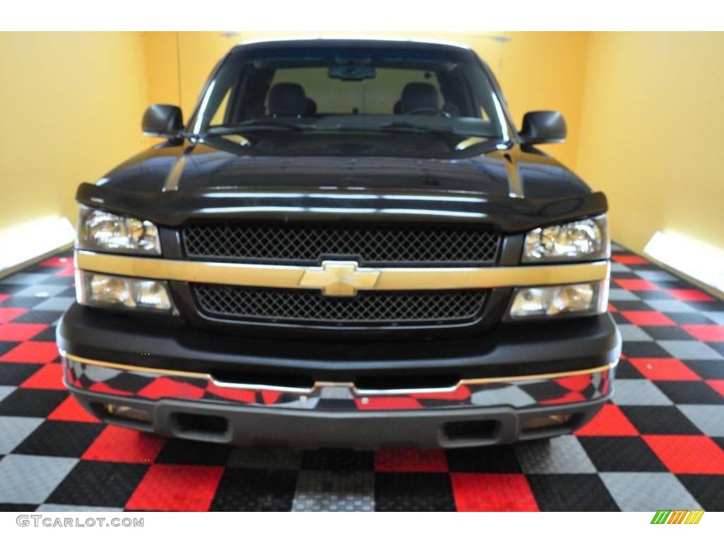 2003 Silverado 1500 LS Extended Cab 4x4 - Dark Gray Metallic / Dark Charcoal photo #2