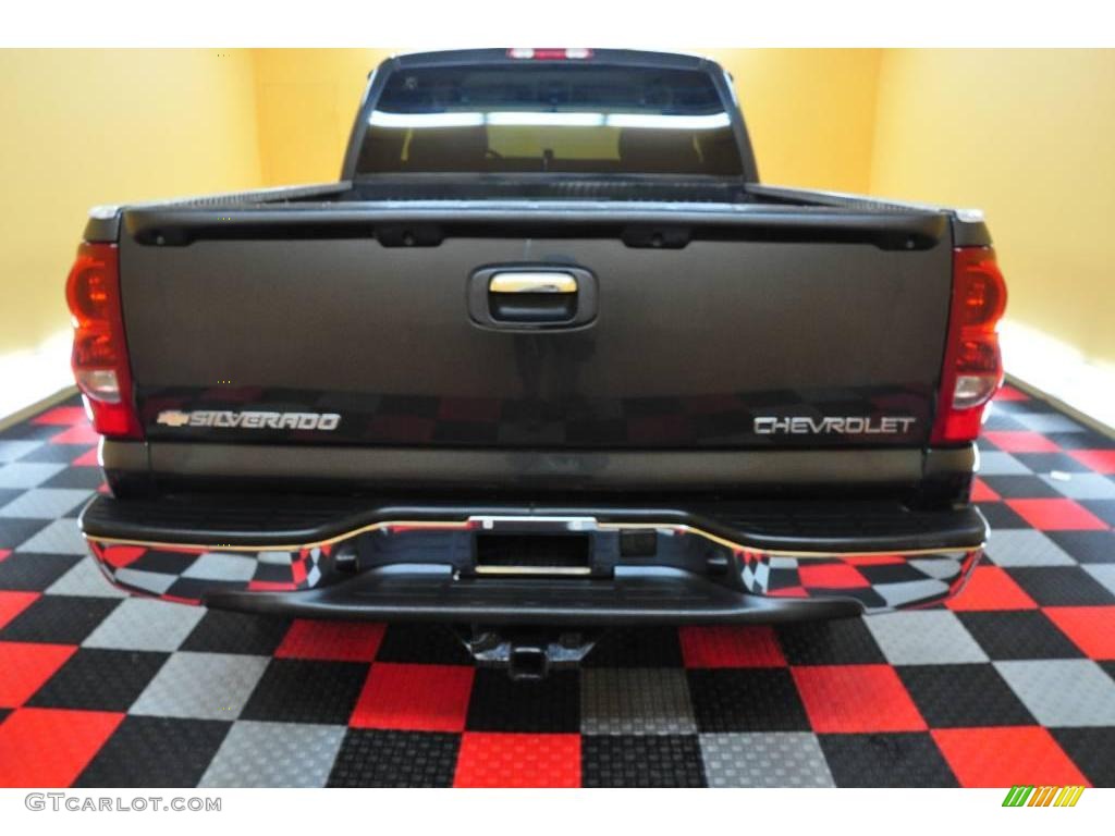 2003 Silverado 1500 LS Extended Cab 4x4 - Dark Gray Metallic / Dark Charcoal photo #5