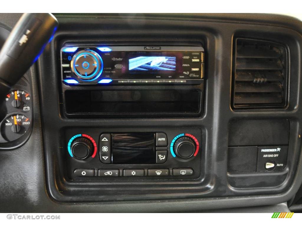 2003 Silverado 1500 LS Extended Cab 4x4 - Dark Gray Metallic / Dark Charcoal photo #8