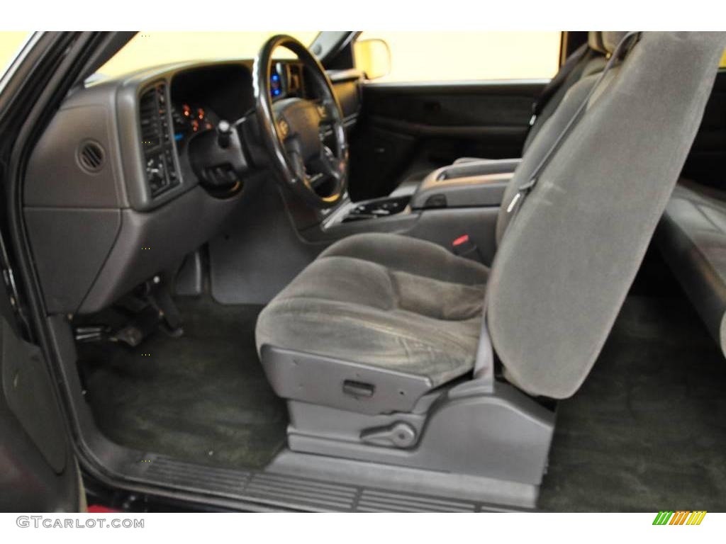 2003 Silverado 1500 LS Extended Cab 4x4 - Dark Gray Metallic / Dark Charcoal photo #12