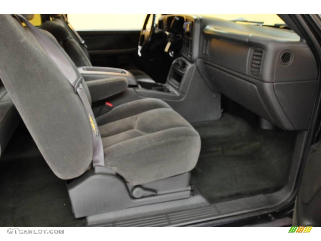 2003 Silverado 1500 LS Extended Cab 4x4 - Dark Gray Metallic / Dark Charcoal photo #16
