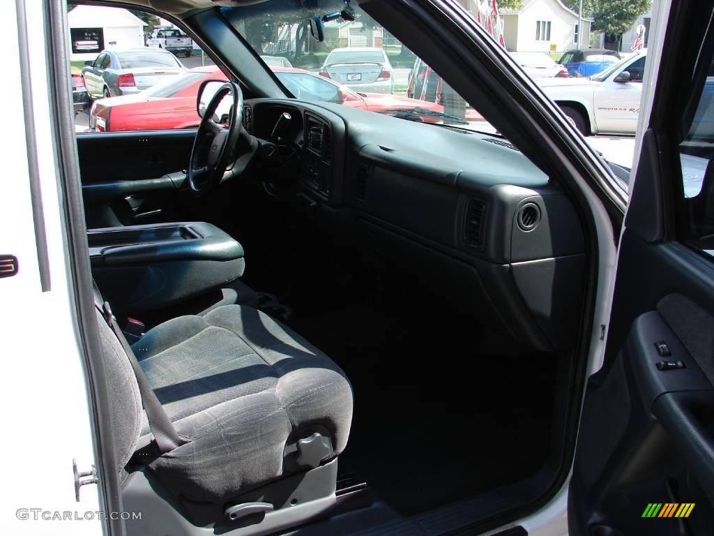 2002 Silverado 1500 LS Regular Cab 4x4 - Summit White / Graphite Gray photo #84