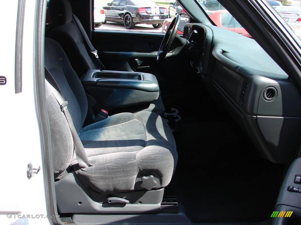 2002 Silverado 1500 LS Regular Cab 4x4 - Summit White / Graphite Gray photo #85