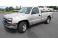 2006 Silver Birch Metallic Chevrolet Silverado 1500 Regular Cab 4x4  photo #1