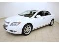 2009 Summit White Chevrolet Malibu LTZ Sedan  photo #3