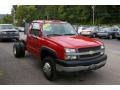 Victory Red - Silverado 3500HD Regular Cab 4x4 Chassis Photo No. 11
