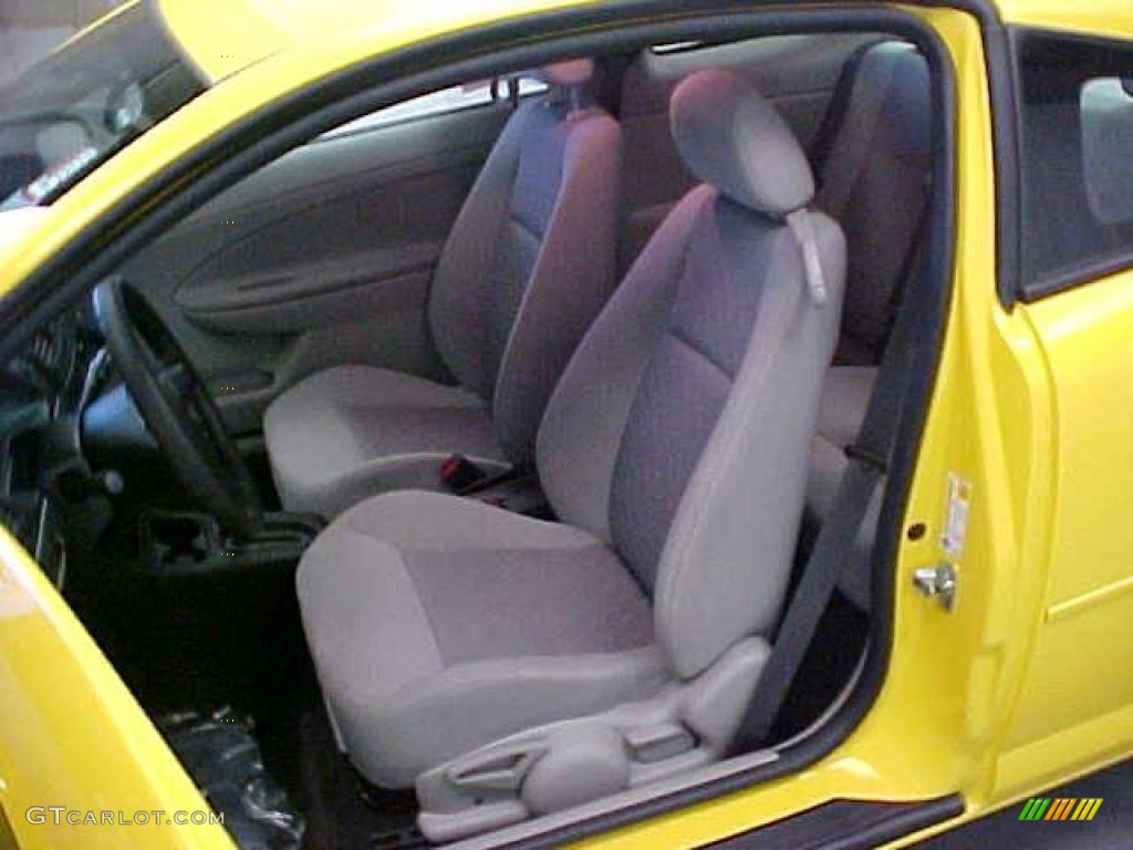 2008 Cobalt LS Coupe - Rally Yellow / Gray photo #17