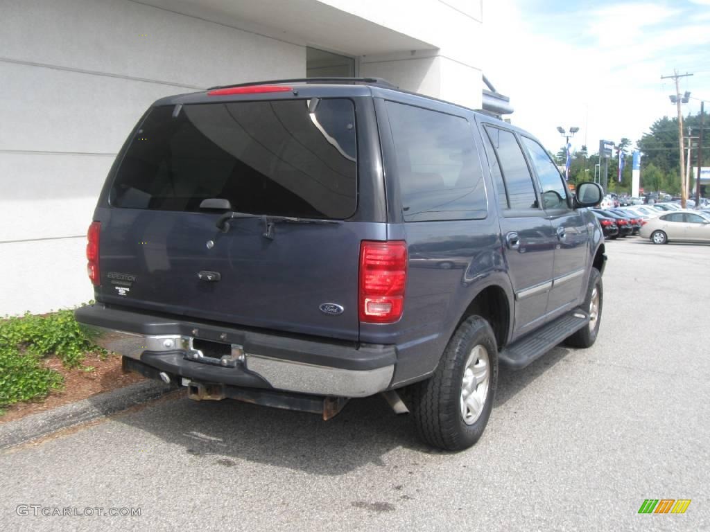 1998 Expedition XLT 4x4 - Medium Wedgewood Blue Metallic / Medium Graphite photo #3