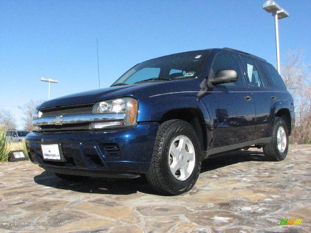 2003 TrailBlazer LS - Indigo Blue Metallic / Gray photo #1