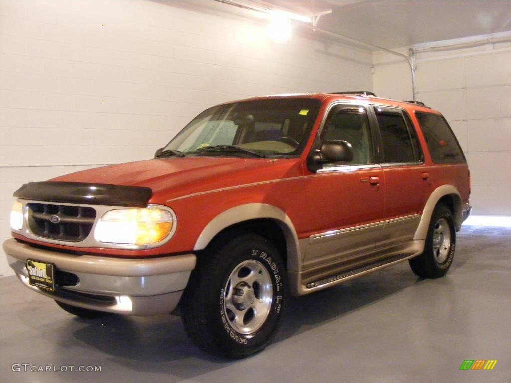 1998 Explorer Eddie Bauer 4x4 - Bright Amber Metallic / Medium Prairie Tan photo #1